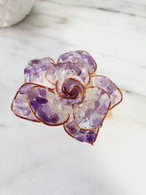 Load image into Gallery viewer, Handcrafted Chip Flower on Quartz
