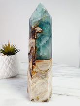 Load image into Gallery viewer, Super Unique Rainbow Fluorite Tower
