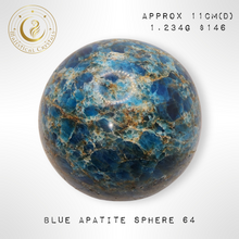 Load image into Gallery viewer, Blue Apatite Sphere 64

