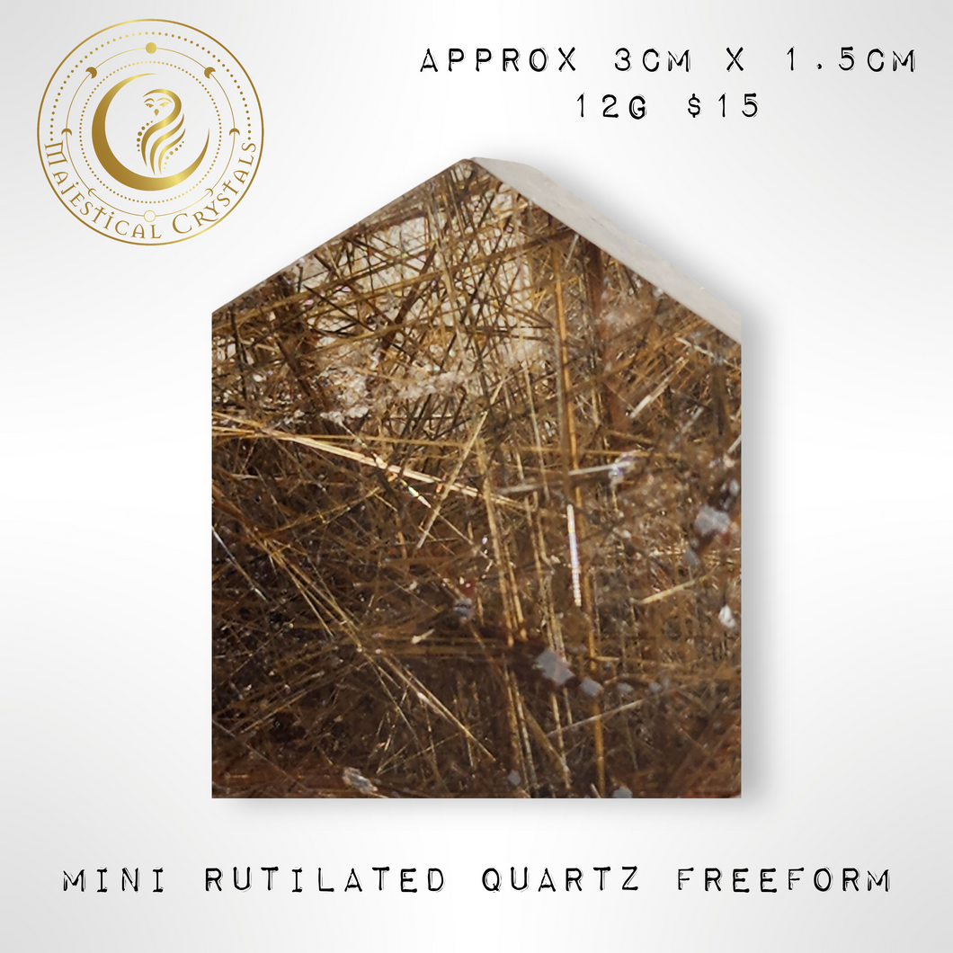 Mini Rutilated Quartz Freeform